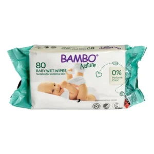 Bambo Nature παιδικά μωρομάντηλα 80τεμ.