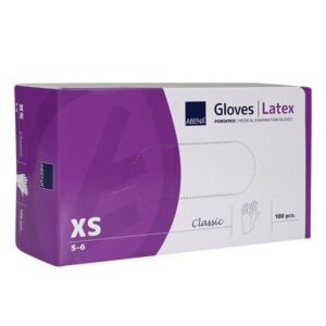 Εξεταστικά Γάντια Latex Abena Classic, XSmall, με Πούδρα, 100τεμ