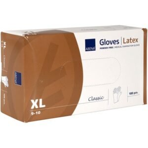 Εξεταστικά Γάντια Latex Abena Classic, XLarge, Χωρίς Πούδρα, 100τεμ