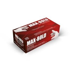 Εξεταστικά Γάντια Latex με πούδρα MAX-BOLD Large, 100τεμ.