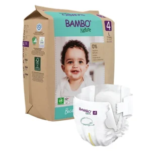 Παιδικές Πάνες Bambo Nature No4 (7-14kg) Χάρτινη Συσκευασία 24τεμ